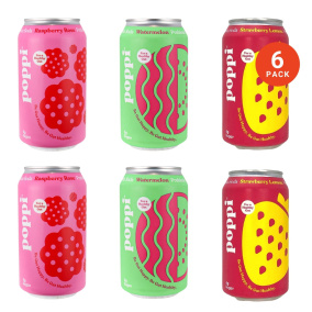 Poppi Prebiotic Soda Fresh  & Fruity Variety Pack