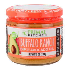 Front of Primal Kitchen Dairy-Free Buffalo Ranch Dip Made With Avocado Oil, 283g