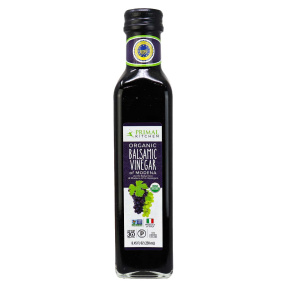 Front of Primal Kitchen Organic Balsamic Vinegar of Modena, 250ml