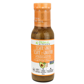 Front of Primal Kitchen Sesame Ginger Vinaigrette & Marinade, 236ml