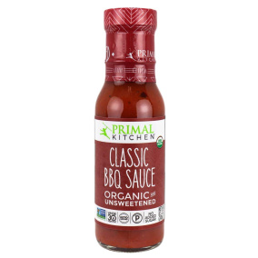 Front of Primal Kitchen Classic BBQ Sauce, Organic & Unsweetened, 241g