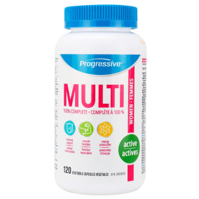 Front of Progressive Multivitamin For Active Women, 120 Capsules