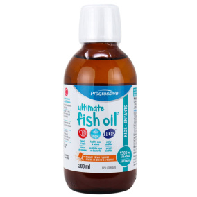 Front of Progressive Ultimate Fish Oil For Kids Orange Cream, 200mL