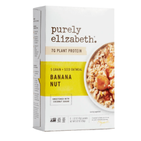 Purely Elizabeth 5 Grain + Seed Gluten-Free Oatmeal Banana Nut, 258g