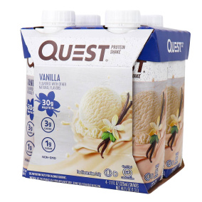 Front of Quest Gluten Free Protein Shake Vanilla