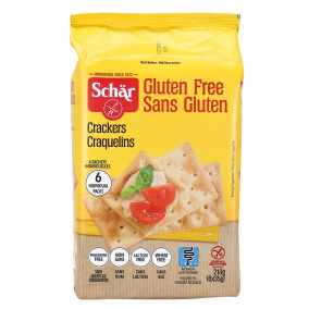 Front of Schär Gluten Free Crackers, 210g