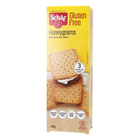 Front of Schär Gluten Free Honeygrams, 160g