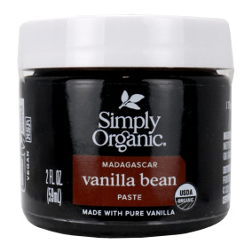 Front of Simply Organic Madagascar Vanilla Bean Paste