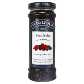 Front of St. Dalfour Fruit Spread Four Fruits