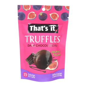 Front of That’s It. Dark Chocolate Fig Truffles, 100g