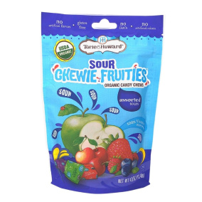 Front of Torie & Howard Sour Chewie Fruities Assorted