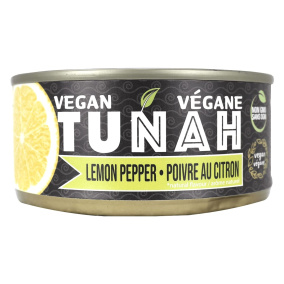 Front of Urbani Vegan TuNAH Lemon Pepper