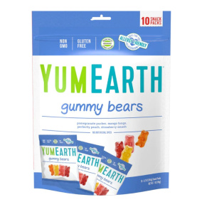 Front of YumEarth Assorted Gummy Bears, 99.2g