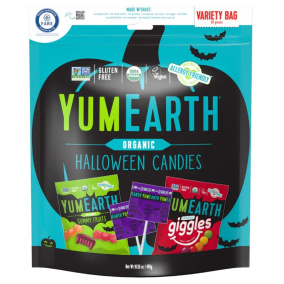 Front of YumEarth Organic Halloween Candies Variety Pack